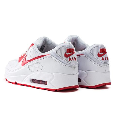 nike air max 90 leather weiß rot herren|Nike Air Max 90 .